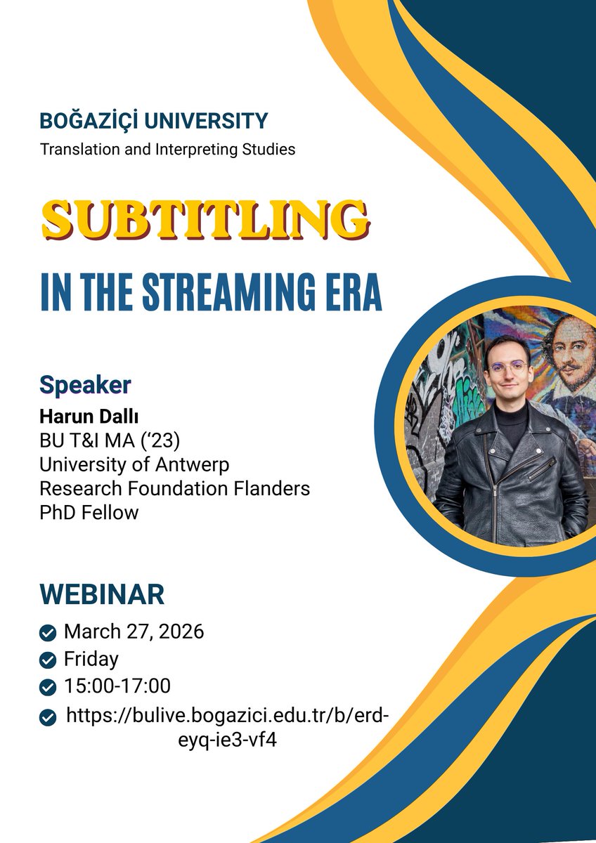 BU Dept. of Translation & Interpreting Studies tweet media