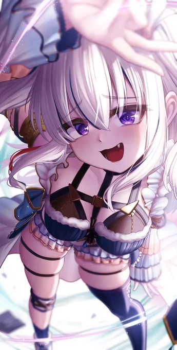 それぞれのキャラビジュも投下～ 普段あまり描かない思い切ったアングルの絵に挑戦しました...!