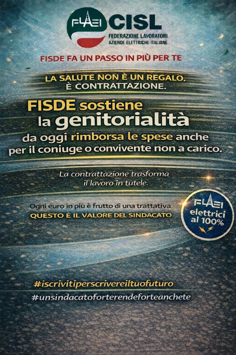 Flaei Cisl nazionale tweet media