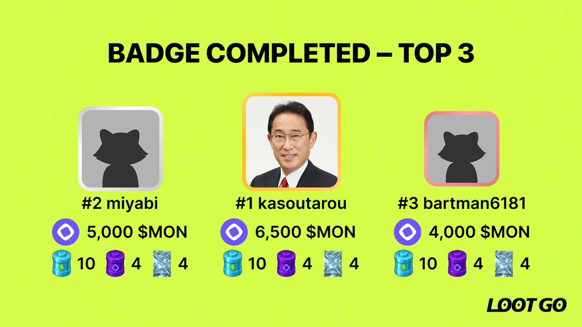 LootGO (mainnet arc) 🎟️ tweet media