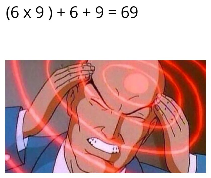 it's maths yo