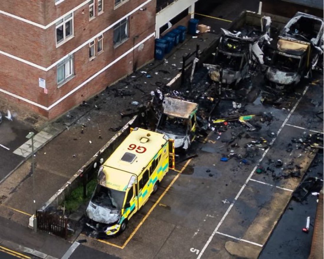 This is what “globalize the intifada” looks like.

The UK is no longer safe for infidels because Muslims have spread hatred and terror not seen since Hitler.

This wasn’t the far right.  
This wasn’t some fringe group.  

This was Islam.  
This was Muslims.  

This was Muslim