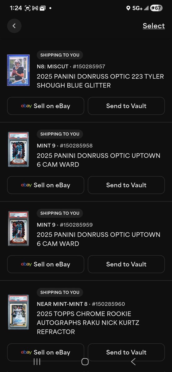Ant305Canes's tweet photo. Guess I had one of those graders at @PSAcard  by far my worst submission ever. I trust my eyes to not send junk. https://t.co/TdmPZyHUvi