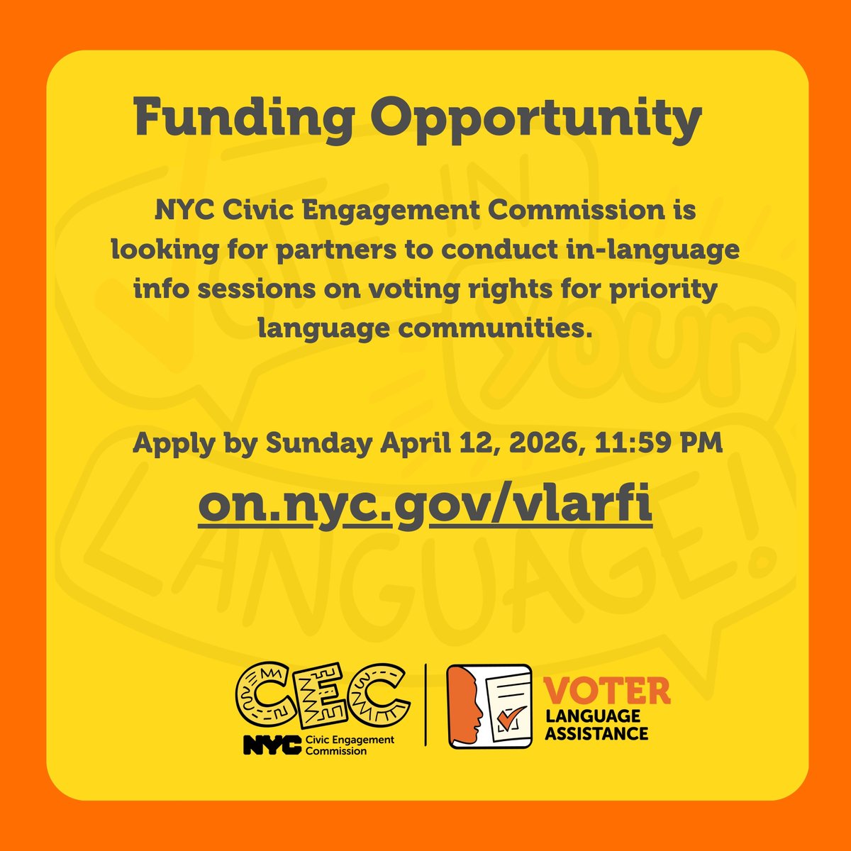 NYC Civic Engagement Commission tweet media