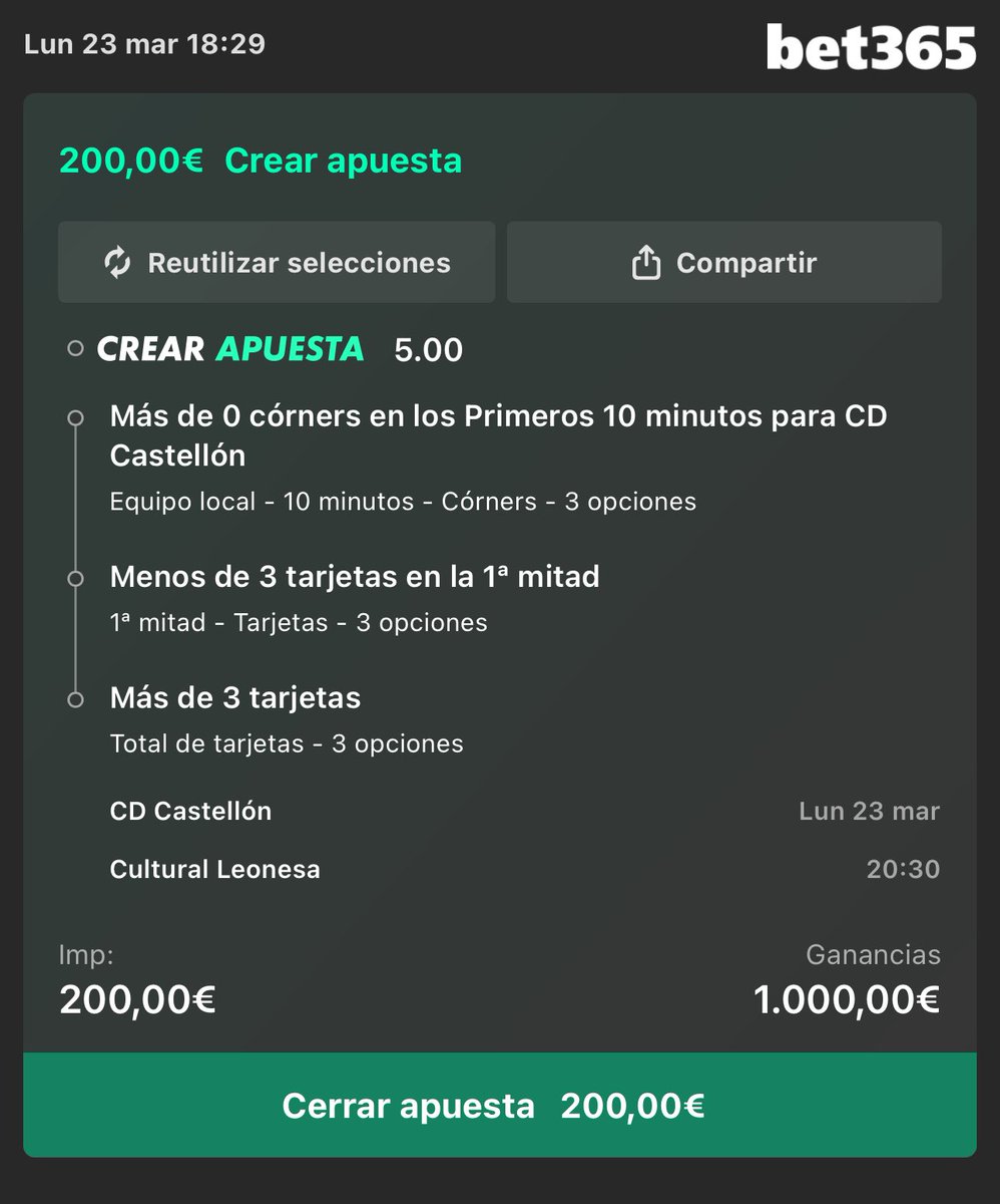 Nos quedamos a un golito de la locura del Sábado, vamos con una x5 facilona ✅