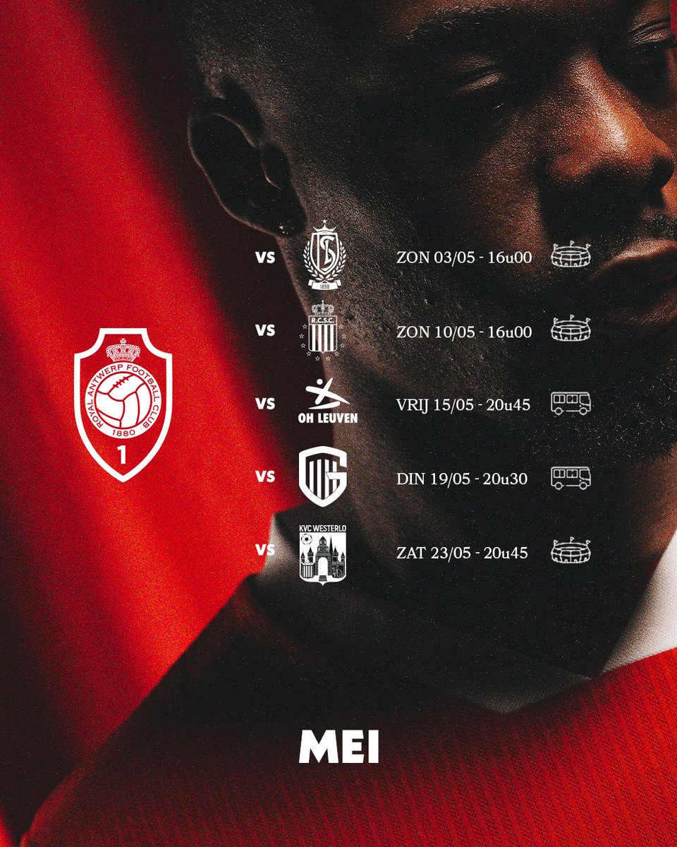 official_rafc's tweet photo. De speeldata voor de Europe Play-Offs zijn bekend! 📆 

We starten in eigen Bosuilstadion tegen KRC Genk! 🔥 https://t.co/Ss2WjQDNXI