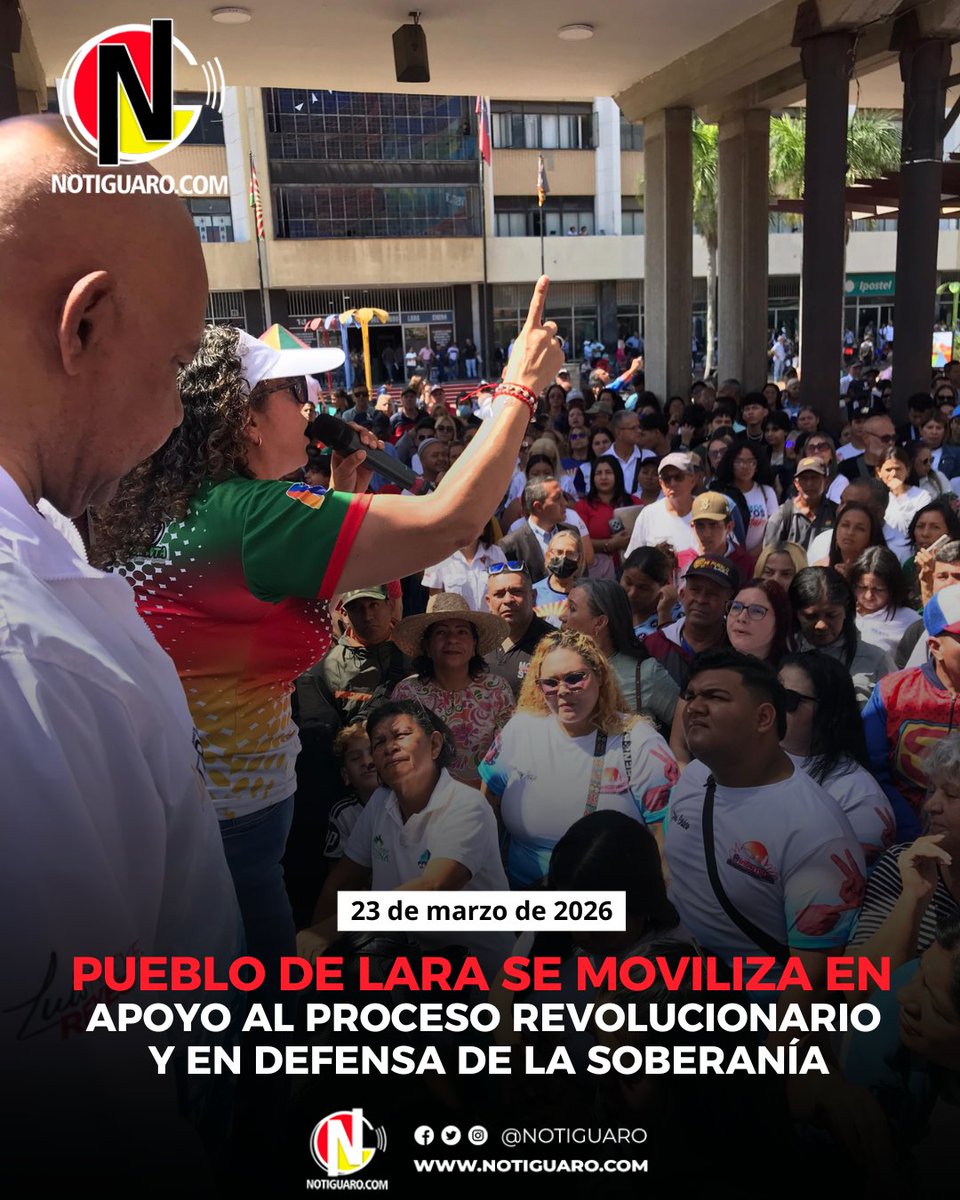 notiguaro1's tweet photo. Este lunes 23 de marzo, el centro histórico de Barquisimeto se convirtió en el escenario de una masiva concentración popular. Desde el emblemático Paseo El Papagayo y la Plaza de la Justicia, 🧵 https://t.co/taicPtArdM