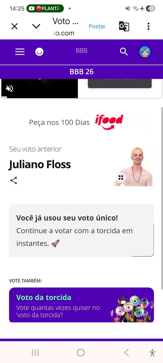 LueneRe's tweet photo. @tuitadeco Meu pix 68529570200 e vamos que vamos continuar votando 💪💪💪 https://t.co/Gww84winsX