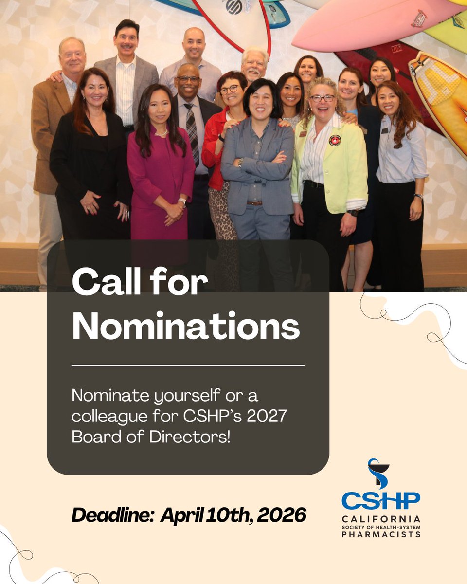 California Society of Health-System Pharmacists tweet media