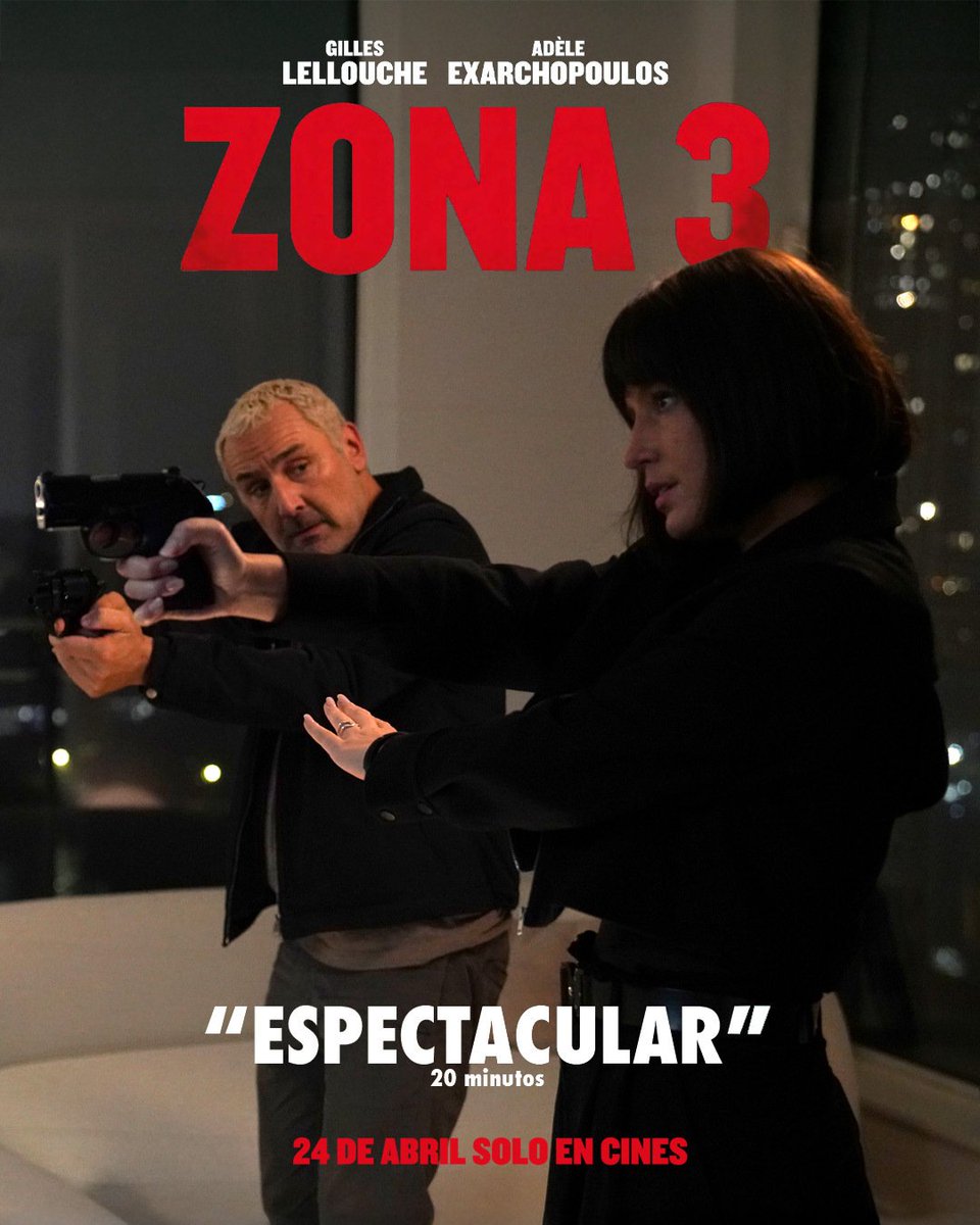 FlinsyP's tweet photo. En París no hace falta cometer un error para estar vigilado. Basta con existir. ALMA ya te ha visto.
ZONA 3, el nuevo thriller de Cédric Jimenez (BAC Nord, Novembre), llega a los cines de España el 24 de abril. ⚡
#Zona3 #GillesLellouche #AdeleExarchopoulos #Thriller #Distopia https://t.co/KF7GNVb6Qw