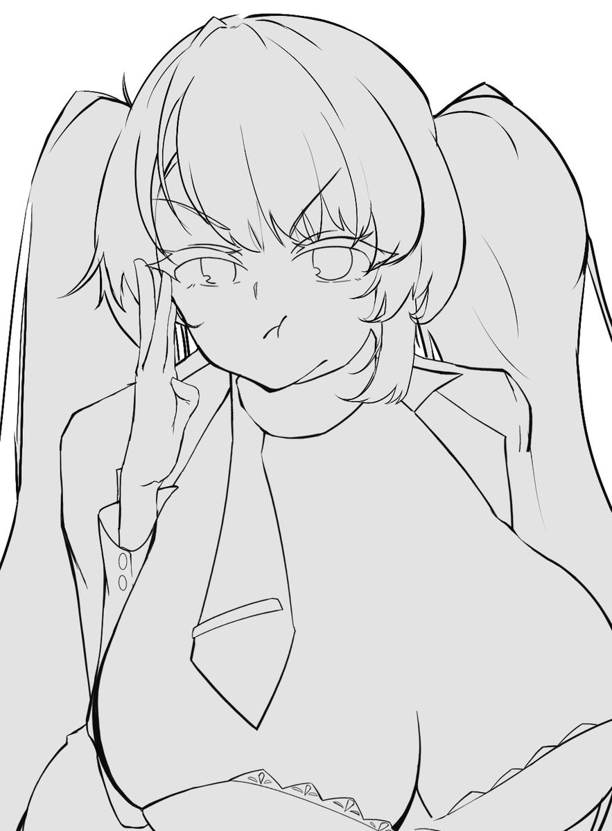 wipってやつ
バッカお前...ずいぶんとまた盛ったな...
今回だいぶ線画のテイスト変えた 