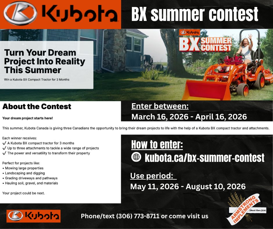 Armstrong Implements (Next Gen.) LTD tweet media