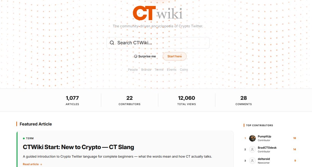 ctwikiio's tweet photo. CTwiki just broke 1000 articles!  

Also shout out to user PumpItUp and @BradCTOdesk for being our top contributors! (Updates on our reward system later today) https://t.co/FhMcnC6FxV