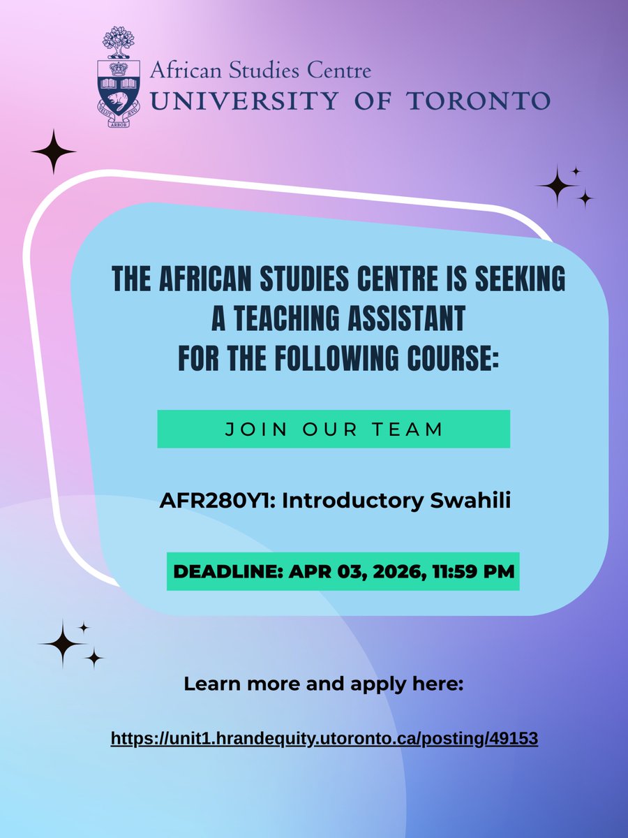 African Studies Centre UofT tweet media