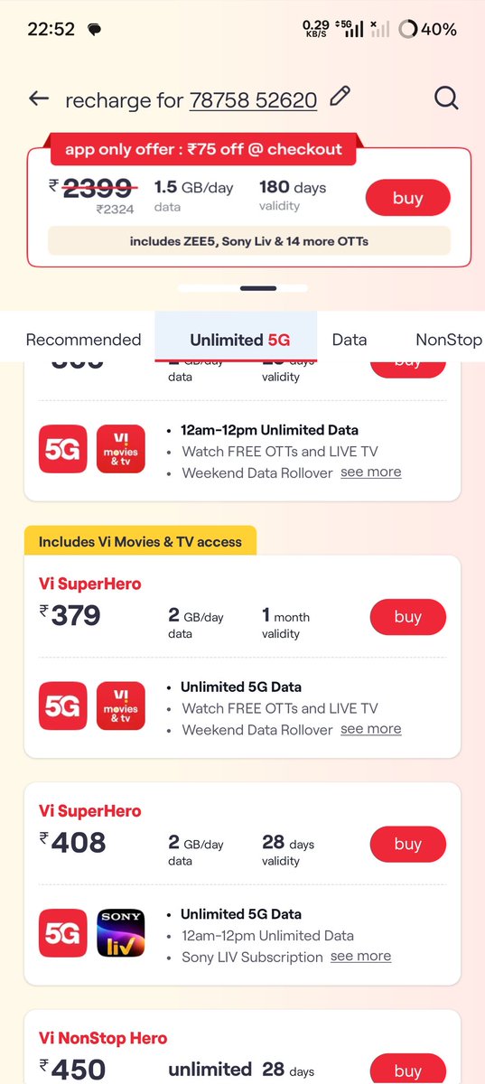 N_jagdeessh's tweet image. @ViCustomerCare On ₹379 plan (2GB/day + 5G) but speed drops at ~1GB and alerts show “data low” early. Had to recharge ₹26 for speed. Please fix. #Vi #5G

#ViNetwork 
#Fraud5GCommitment
#ChorCompany