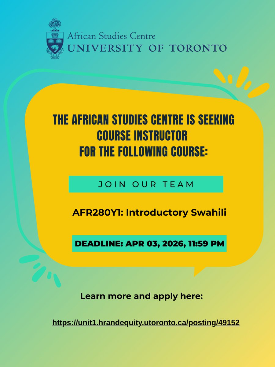 African Studies Centre UofT tweet media