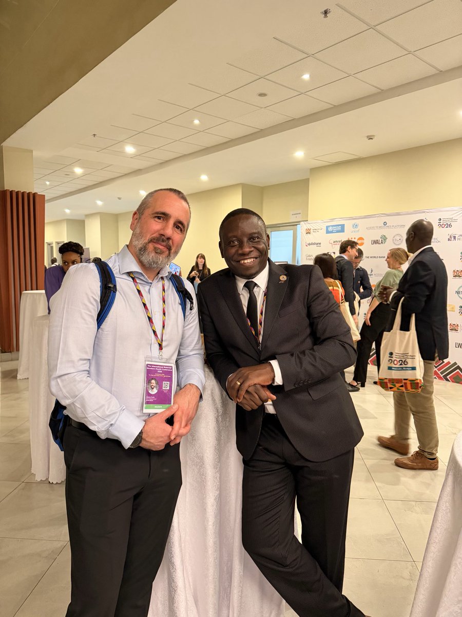 Today, 23rd March 2026, during the opening ceremony of the International Conference on Maternal and Newborn Health (IMNIC) 2026, I had the privilege of meeting H.E. Hon. Aden Duale, the Chief Guest, and Dr. Jean Kaseya , Director General of Africa CDC, who delivered an