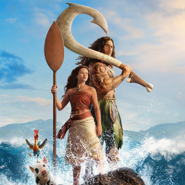 gaak_fr's tweet image. 🚨OFFICIEL : LE FILM LIVE ACTION « VAIANA » dévoile un premier aperçu de MAUI ! 

Il sera incarné par DWAYNE JOHNSON (The Rock) !