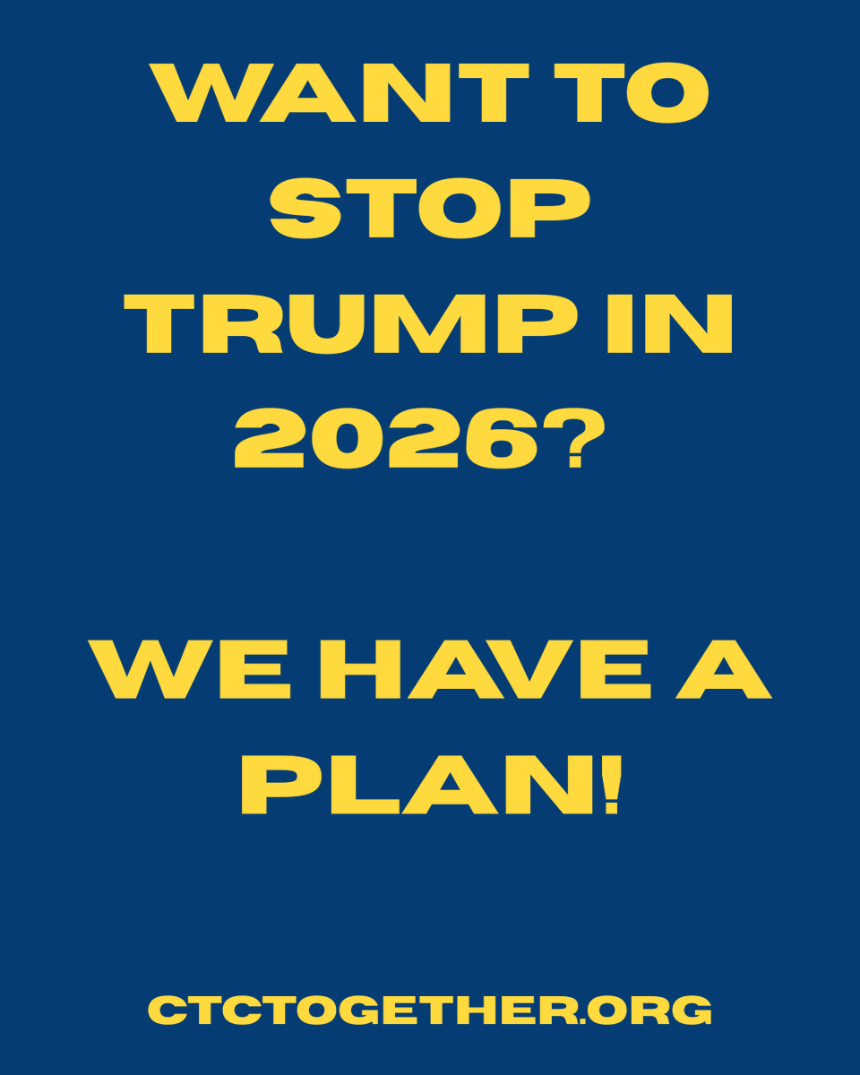CTCTogether's tweet photo. To bolster our efforts and secure our chances to win big this year, we’ve relaunched our Political Action Committee, CTC Action! Check out our website, https://t.co/RKkZduBhe1, and learn more about how we’re working to stop Trump in 2026. https://t.co/PIoS3aqgkp