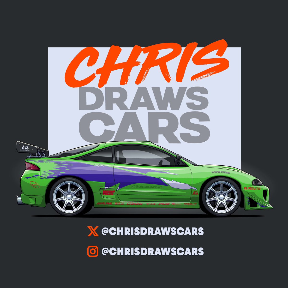 Another iconic movie car… 🎬✏️

Drawn on the iPad using <a href="/Affinity/">Affinity</a> 

#CarArt #CarDrawing #VectorArt #FastandtheFurious #MitsubishiEclipse <a href="/mitsucars/">Mitsubishi Motors USA</a> <a href="/ToyoTires/">Toyo Tires</a> <a href="/MitsubishiUK/">MitsubishiUK</a>