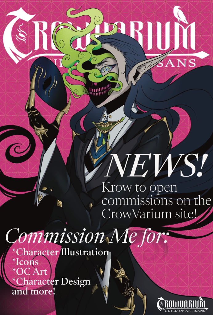 Krow CrowVarium (C0MMS 0PEN) tweet media