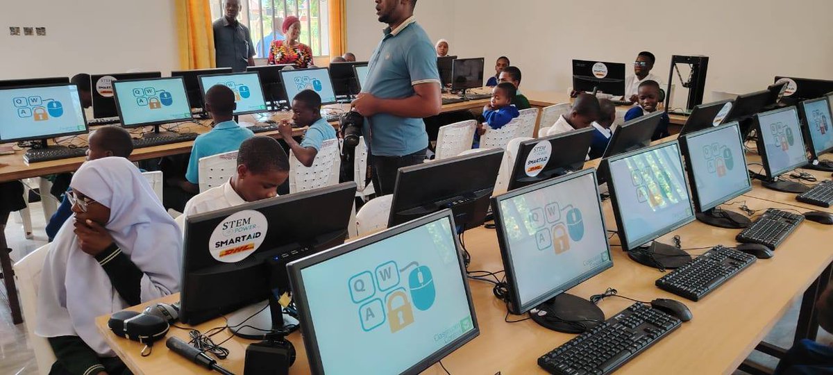 stem_power_inc's tweet photo. STEMpower in Tanzania

STEMpower announces the successful installation of its 158th STEM Center, sited within the Tanzania Community Networks Polytechnic College @tcnpcollege  ("TCNPC”), a college of Dodoma University, the largest university in Africa. https://t.co/EhbLUi9odO