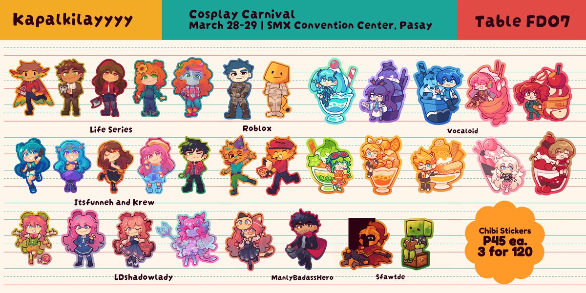 kapalkilayyyy|| Komiket C40🍎🐛+ Coscarni FD07🌻🎪 tweet media