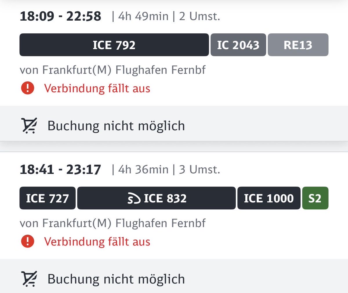 TVundso's tweet photo. Fliege heute nacht nach Deutschland. Geht dann schon gut los. Ich hoffe der Grund sind wenigstens Streiks. #deutschebahn https://t.co/mHycsGsV8y