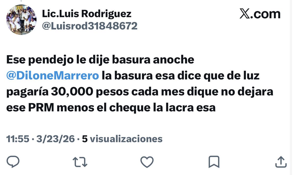 Dilone Marrero (ing.) tweet media