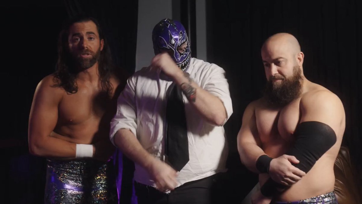 BlazexInferno's tweet image. #AlexReynolds #EvilUno #JohnSilver #TheDarkOrder #AEW