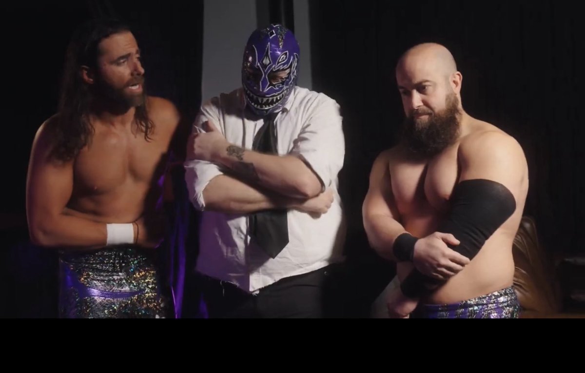 BlazexInferno's tweet image. #AlexReynolds #EvilUno #JohnSilver #TheDarkOrder #AEW