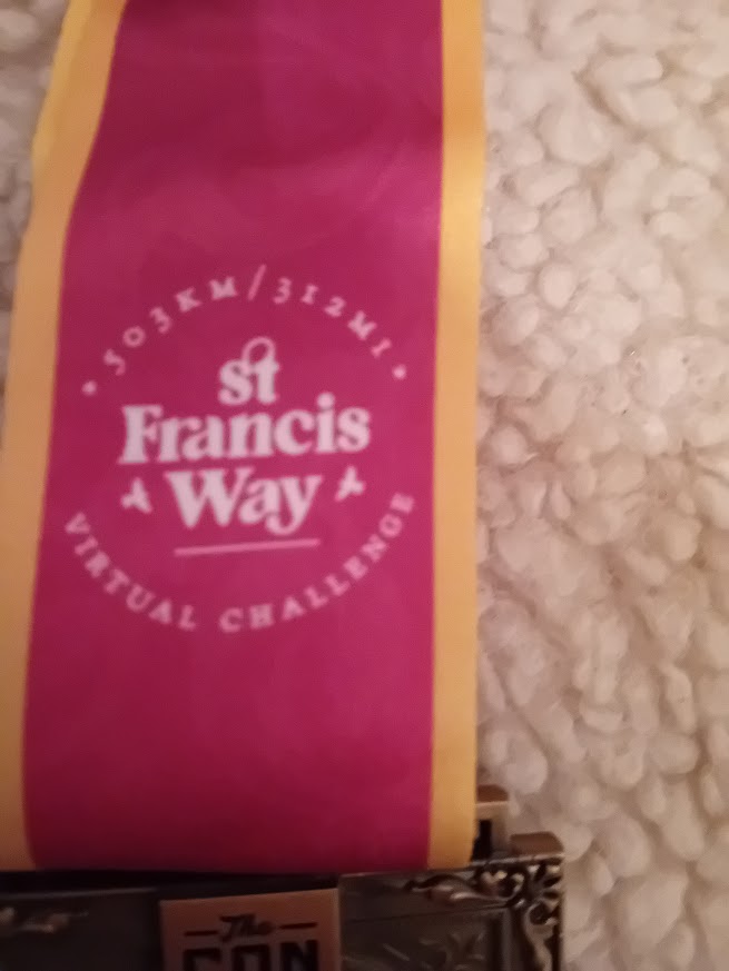 tesol_dr's tweet photo. Completed the  St Francis Way Challenge
503km/312 Miles
Started November 16 2025
Completed March 10 2026

Medal

@myvmission #stfrancis #stfrancisway #Catholic #Pilgrimage #Virtual #VirtualRunning #drjohnjennigns #galway #ireland #conquerorchallenge #Medal #italy https://t.co/hbZLpQAdhn