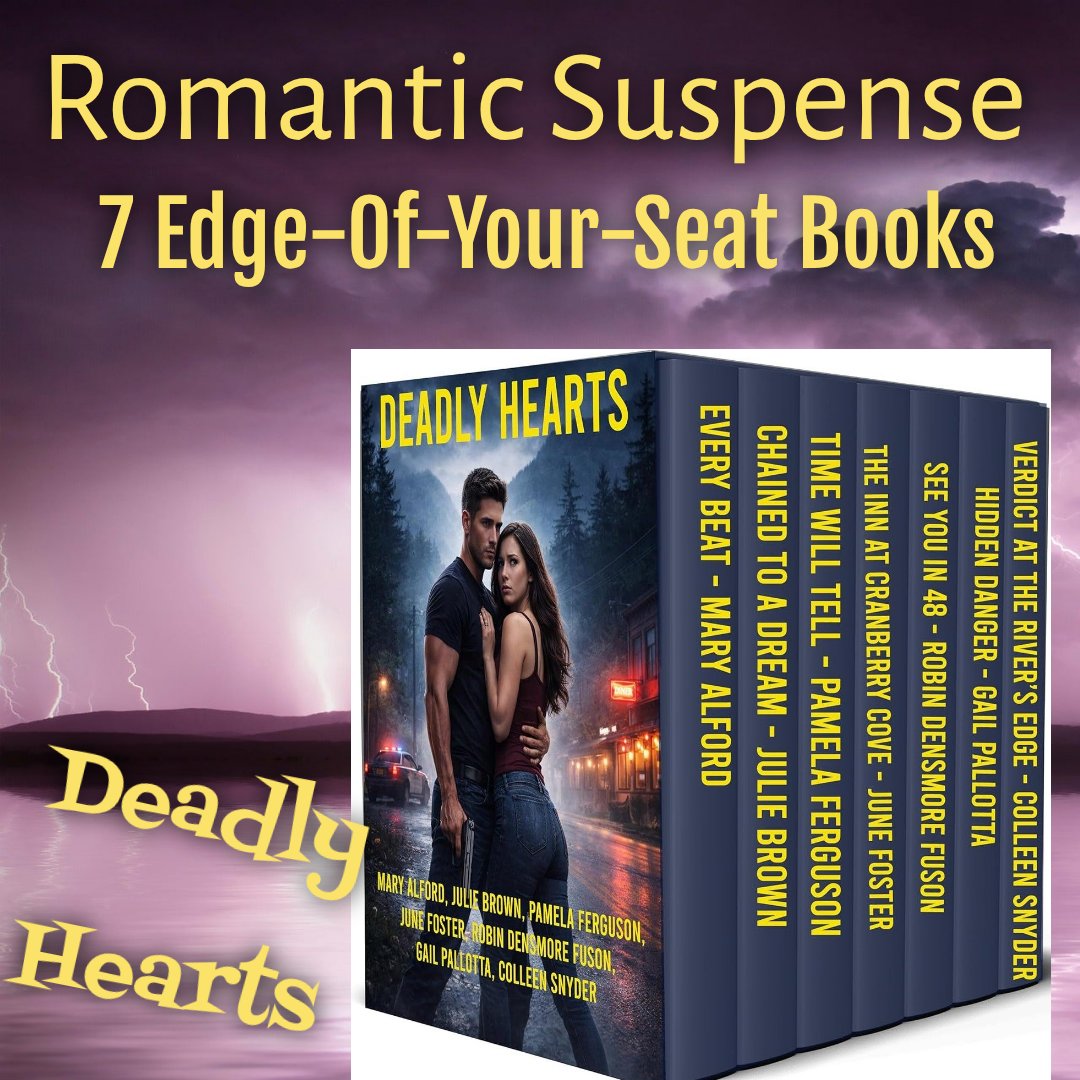 RobinLFuson's tweet image. Great price for seven heart pounding books. #RomanticSuspense #suspense
amazon.com/Deadly-Hearts-…