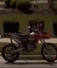 bowmaster1975's tweet photo. @XRPistheKING @JoeT1776 @TaraBull HIS bike you fucking moron. Do you think that’s why the neighbor hates him? Maybe it’s his fucking kids burning up and down the street?? https://t.co/5B0zi2OZgz