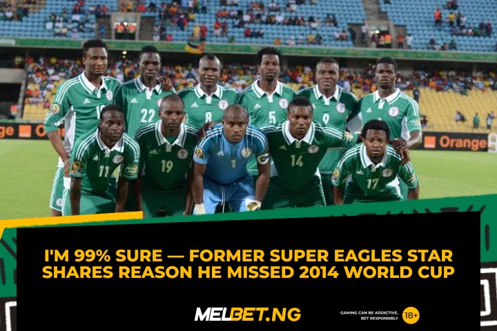 MelbetNigeria's tweet image. #IDEYE REVEALS TRUTH 👀

Says agent issue cost him #WorldCup2014 😳

#SuperEagles #BrownIdeye #FootballNews
