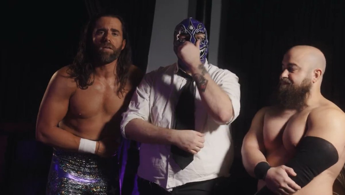 BlazexInferno's tweet image. #AlexReynolds #EvilUno #JohnSilver #TheDarkOrder #AEW