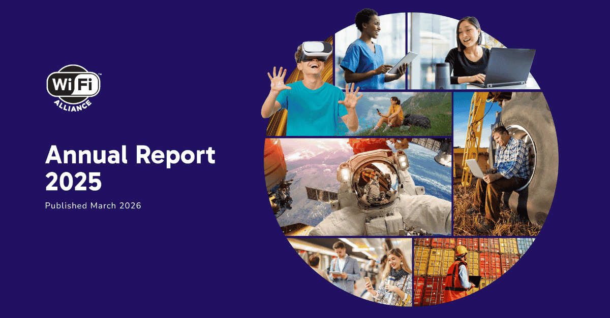 WiFiAlliance's tweet image. The Wi-Fi Alliance 2025 Annual Report is now available. Click the link to learn more about how our work propelled #WiFi forward in 2025 and discover how we will continue our mission of connecting everyone and everything, everywhere in 2026.

bit.ly/4s8HCoV