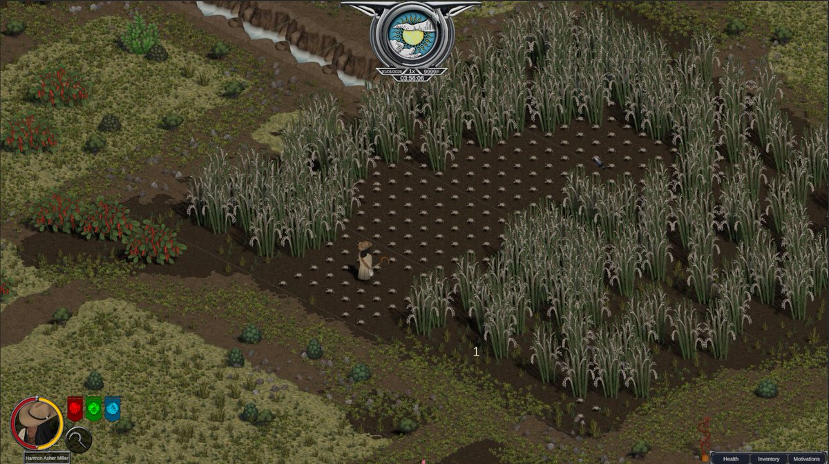 HelixRadian's tweet photo. Harvesting crops manually shouldn't be as fun as it feels. Whacking rice &amp; other crops with a scythe just feels fun. https://t.co/OWPIiS60rp