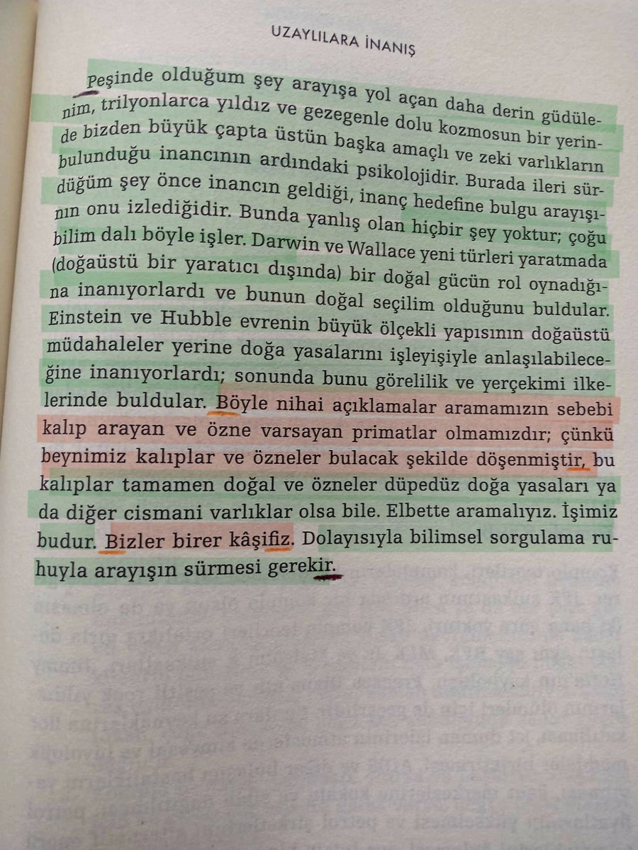 green_fosfor's tweet photo. "Bizler birer kâşifiz "
#İnananBeyin s.265 https://t.co/5ifgJcJxrt
