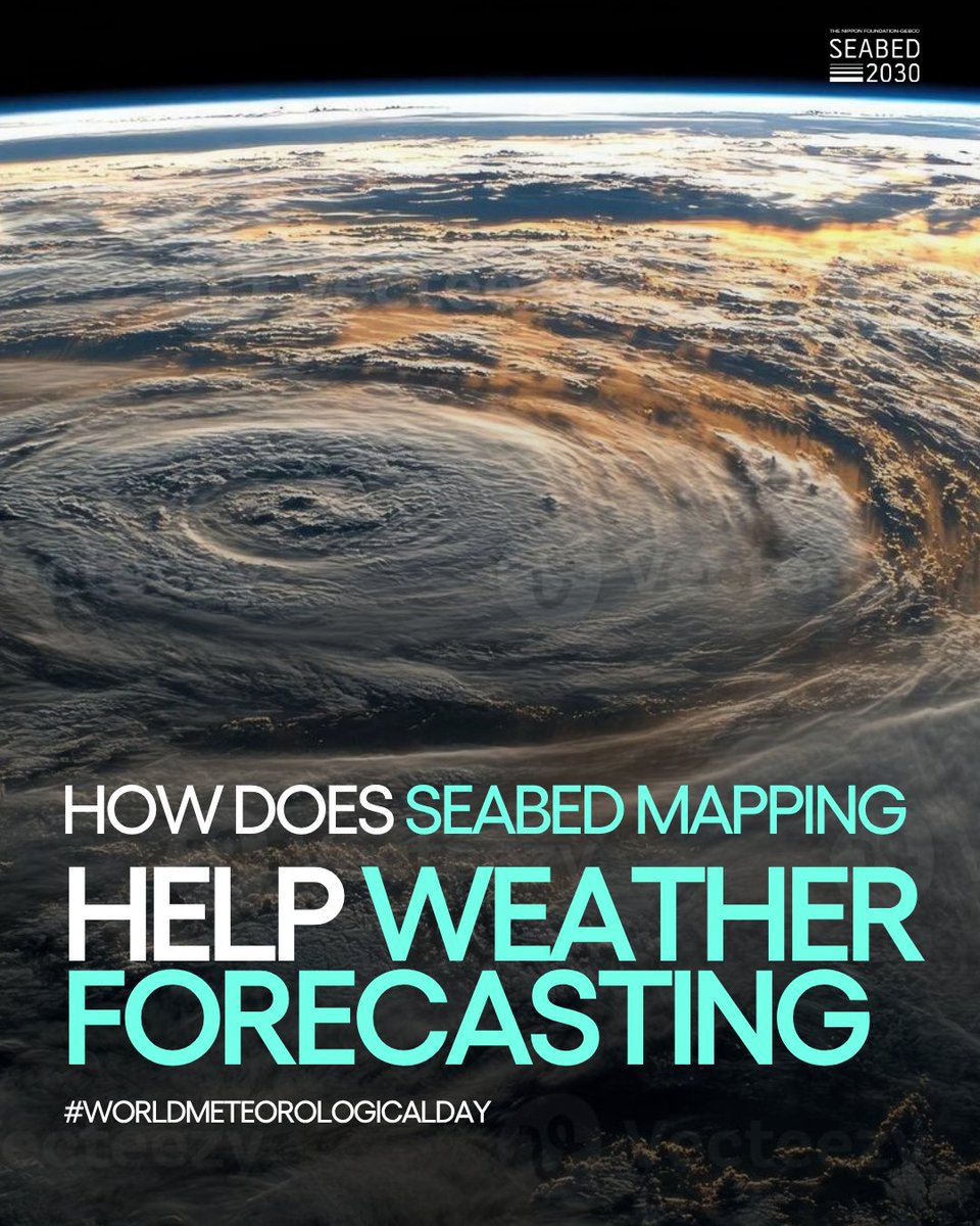 seabed2030's tweet photo. ๐ค๏ธ This World Meteorological Day, letโs explore:
What does the ocean floor have to do with your weather forecast?
Hint: Likely more than you might expect.
#WorldMeteorologicalDay #OceanMapping #Hydrospatial https://t.co/UKGLdOdinv