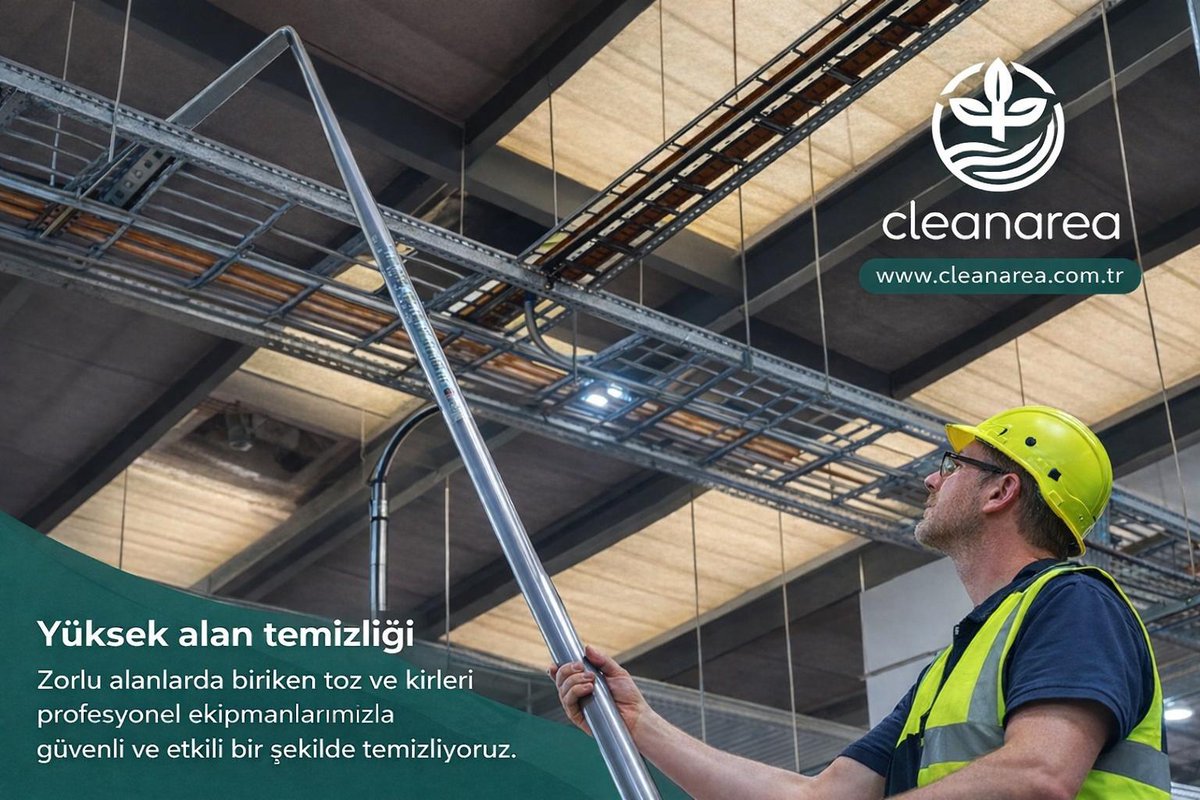 cleanarea_tr's tweet photo. Cleanarea olarak ulaşılması zor alanlarda etkili çözümler sunuyoruz.Tavanlar, cam yüzeyler ve dış cepheler uzmanlık alanımızdır.👍
Cleanarea ile temizlikte yüksek standartları yakalayın✨

#yüksekalantemizliği #temizlikhizmeti #cleanarea #istanbul #temizlik https://t.co/N04ZbuqaPp