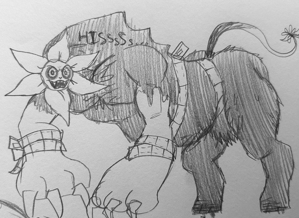 This very hissy kitty creature