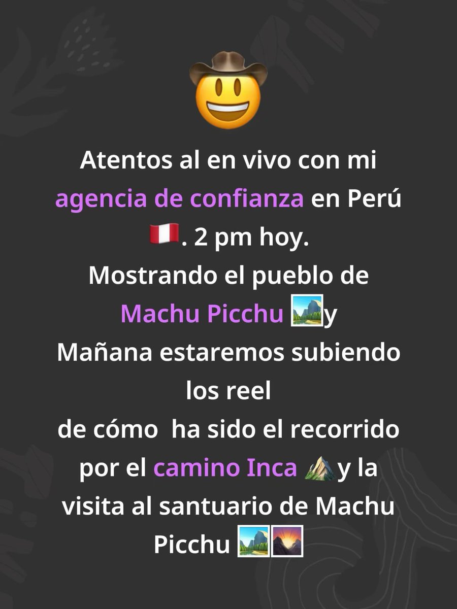 linagom286's tweet photo. En vivo desde Machu Picchu https://t.co/0OporbdRoV
