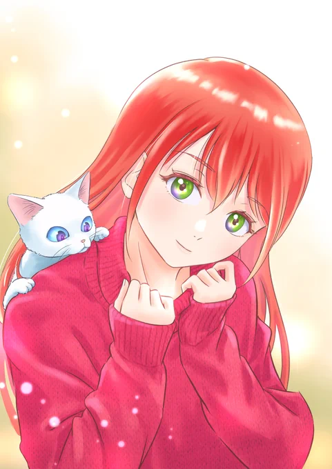 たまにはオリキャライラストも投稿……。