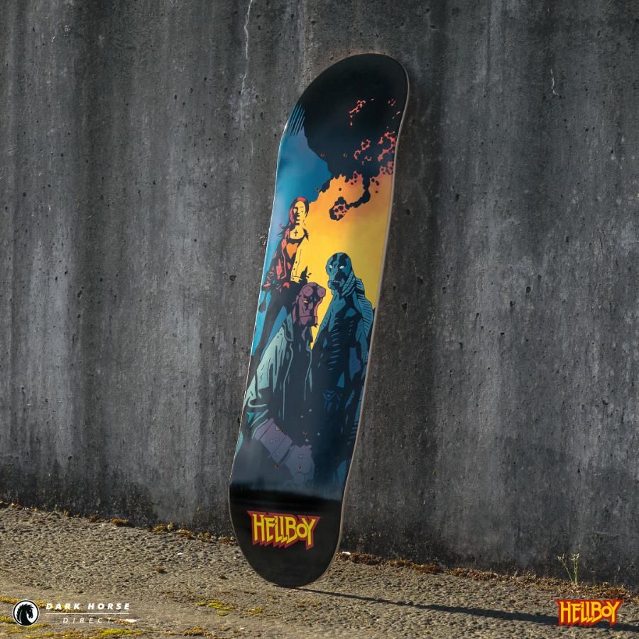 FanboyFactor's tweet photo. Just in Time for Hellboy Day – Dark Horse Direct Reveals Collectible Skateboard Deck from Legendary Cartoonist Mike Mignola @darkhorsedirect @artofmmignola #hellboy #BPRD #hellboyday https://t.co/oPCorewqE5 https://t.co/BdRYRMZcd5
