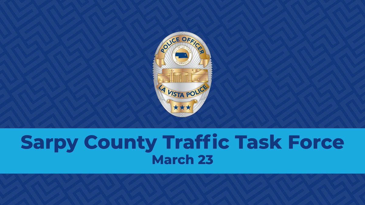 Heads up, Sarpy County! Law enforcement agencies across the county will have extra officers watching for traffic violations countywide today. This increased patrol effort is made possible through a grant from the Nebraska Department of Highway Safety. Please drive safe out there!