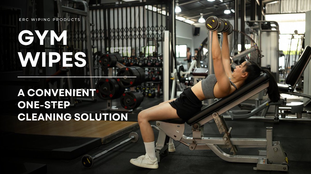 ercwipe's tweet photo. A better clean means a better workout. 💪 Keeping your gym facility sanitized helps prevent the spread of germs and keeps members coming back. Ready to upgrade your cleaning routine? Learn about the convenience of gym wipes by reading our blog. https://t.co/5U8Xdzqoc3 #gymwipes https://t.co/1k27T4WVz5