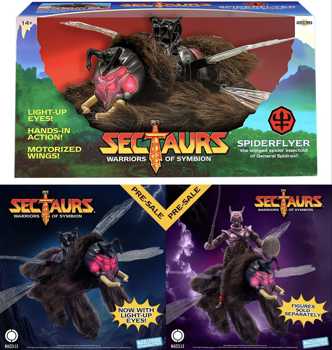 ToyWanderer's tweet photo. 🆕 Preorder Now Available on Amazon
Nacelle Company - Wave 2
SECTAURS
Warriors of Symbion
SPIDERFLYER
💥 ~ $39.99
https://t.co/YeMZk1PVhX
#ad #nacellecompany #sectaurs #actionfigures https://t.co/zjV6X1Ef1l