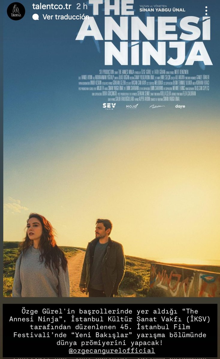 Muy orgullosa de ti mi niña bonita. Te mereces todo el exito del mundo, por todo tú esfuerzo, dedicación y entrega en cada uno de tus proyectos. Desde Puerto Rico 🇵🇷 presentes para ti. 🐤😍🤍💜🥂🎈🎬 #ÖzgeGürel #ÖzSer #TheAnnesiNinja <a href="/ozgecangurel/">Özge Gürel</a>