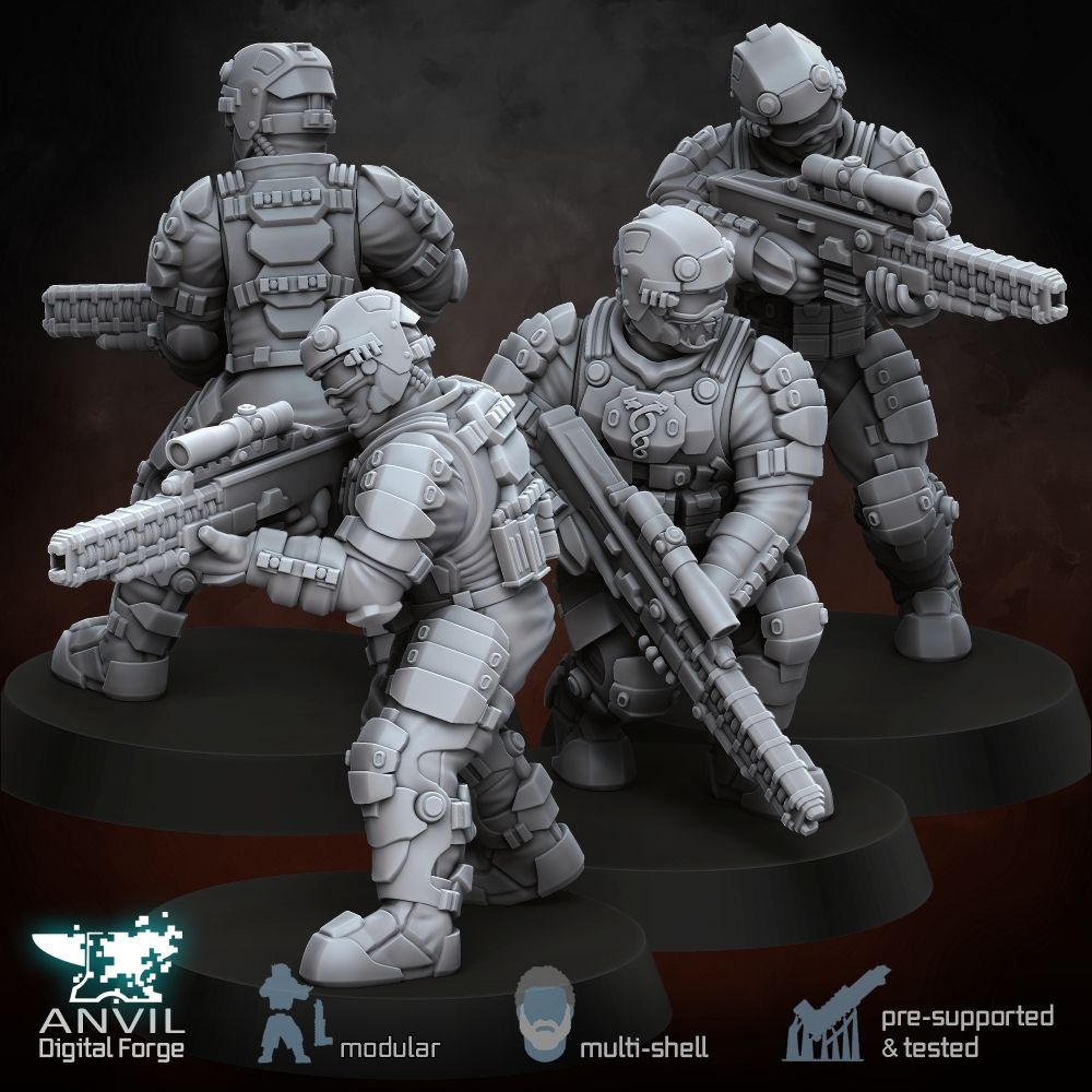 Anvil_Industry's tweet photo. Outfit your Dragon Commandos as an elite sniper team, or as close-quarter specialists with shotguns!
https://t.co/LIPBibe6Ph
https://t.co/TWOZN0CdxU
#anvilindustry #anvildigitalforge #3dprinting #patreon #tribes #myminifactory https://t.co/LpSc701kyq